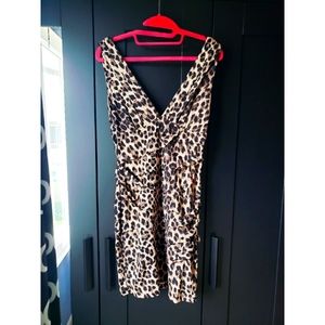 Pinup leopard print dress